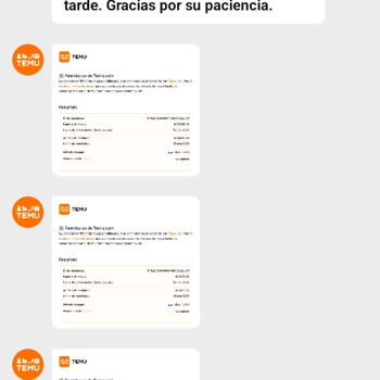 Reembolsos pendientes de Temu, solicito asistencia urgente