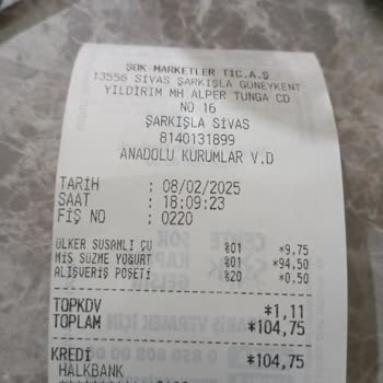 Tarihi Geçmiş Ürün Şoku