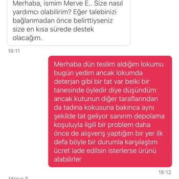Yemeksepeti'nde Bozuk Ürün Ve Yetersiz Çözüm