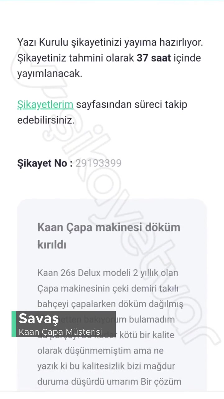 Kaan Çapa Ürününün Arkasında Durmuyor Dönüş Yapmadı! videonun kapak resmi