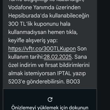 Vaadedilen Hepsiburada Kuponu Hüsranı: Vodafone Müşteri Hizmetleri Çözüm Sunamıyor
