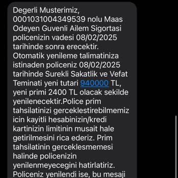 İzinsiz Para Kesintisi Ve Poliçe İptali Talebi