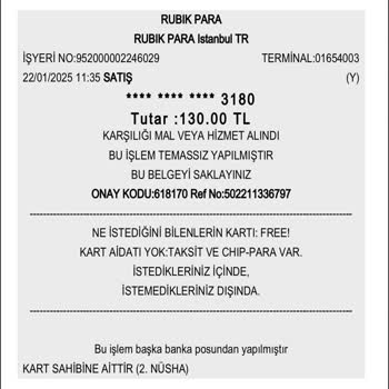 Rubik Para İstanbul'dan İzinsiz Para Çekimi