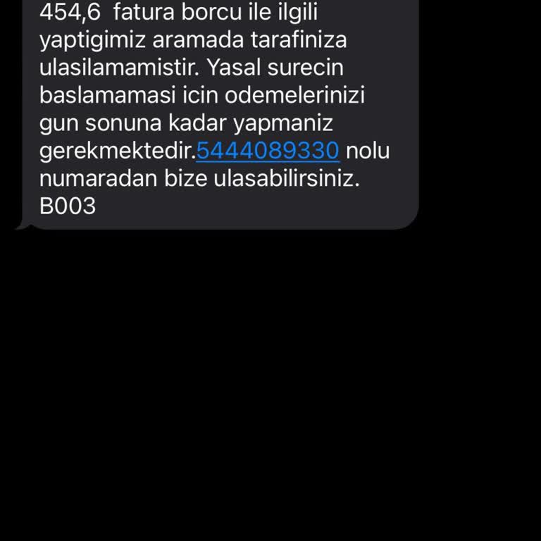 Vodafone Fatura İptali Sorunu
