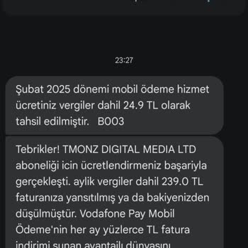İzinsiz Abonelik Ve Haksız Ücret Kesintisi