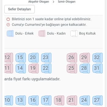 Koltuk Seçiminde Yanlış Bilgilendirme Ve Mağduriyet