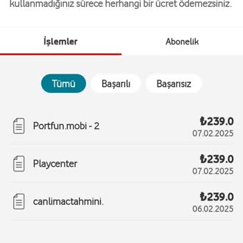 İzinsiz Vodafone Pay Abonelikleri Ve Para Kesintisi