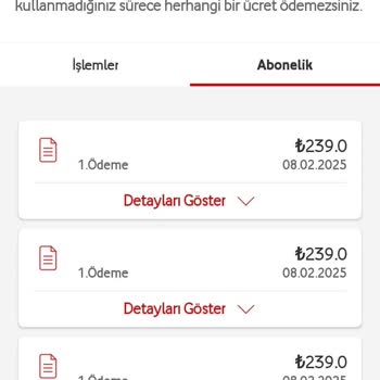İzinsiz Vodafone Pay Abonelikleri Ve Para Kesintisi