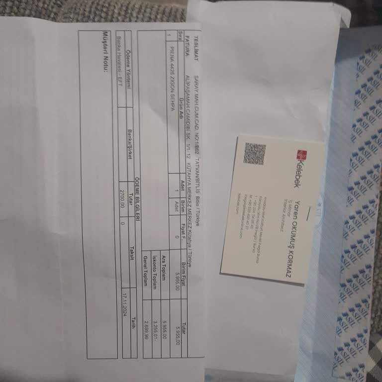 Kelebek Mobilya'dan Aldığımız Sehpa Hala Teslim Edilmedi