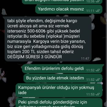 Defolu Ürün Ve İlgisiz Müşteri Hizmetleri