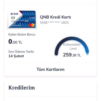 Kredi Kartı Limitimin İadesi Konusunda Sorumsuzluk