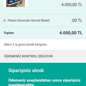 Sahibinden.com'da Sipariş Sonrası Yaşanan Sorun