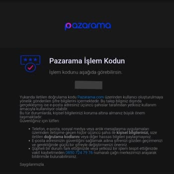 İzinsiz Doğrulama Kodu Mailleri Ve Kişisel Veri Güvenliği Endişesi