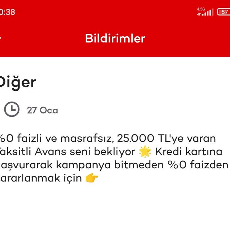 Akbank'ın Sıfır Faizli Nakit Avans Vaadi Hayal Kırıklığı Yarattı