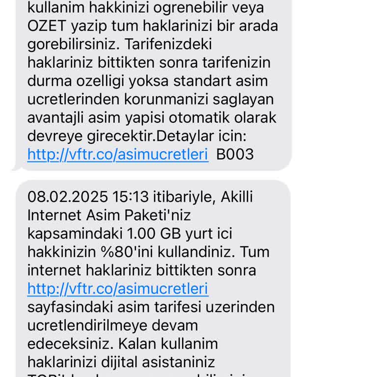 Faturalı Hat Kullanımında Aniden Yükselen Fatura Sorunu