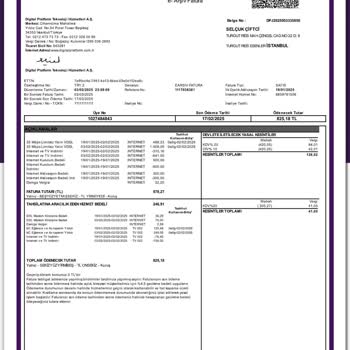 Fazla Fatura Ve Kesintili İnternet Hizmeti Sorunu