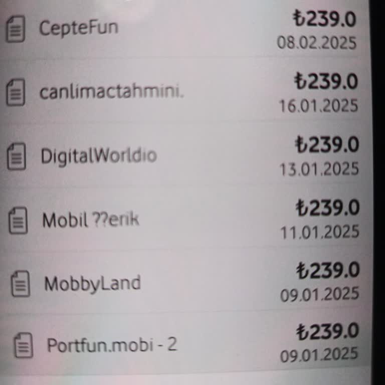 Faturada Şok: Bilgim Dışında Kesilen Ücretler