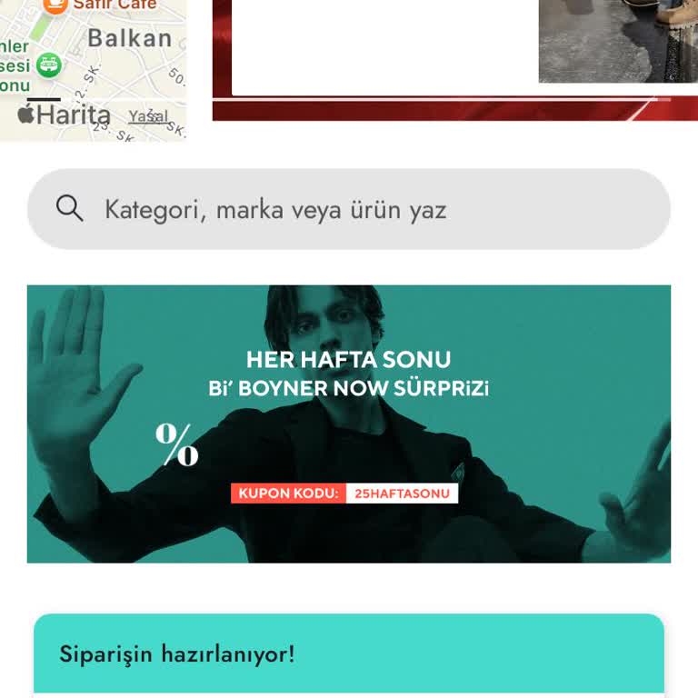 Boyner Uygulamasında Yanlış Sipariş Sorunu