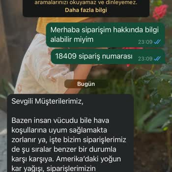Sipariş Teslimatında İletişim Sorunu
