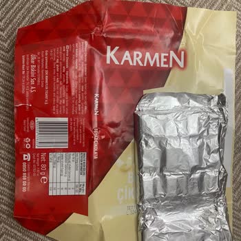 Kırık Ve Yarım Paketlenmiş Ülker Karmen Çikolata