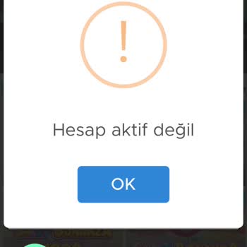 Hesap Aktif Değil Ve Para Çekme Sorunu