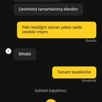 Kazancımın Yatırılmaması Ve Paramın El Konulması