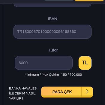 Kazancımın Yatırılmaması Ve Paramın El Konulması