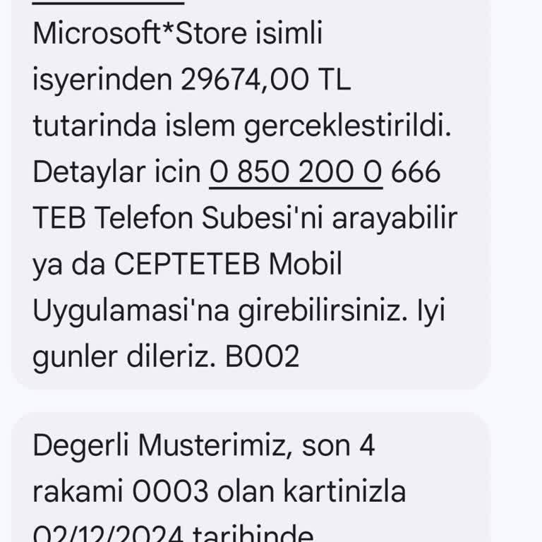 TEB Kredi Kartı Güvenlik Sorunu Ve Müşteri Hizmetleri Eksikliği
