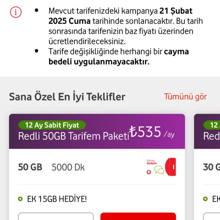 Vodafone'un Taahhüt Yenileme Politikaları Müşterileri Soğutuyor