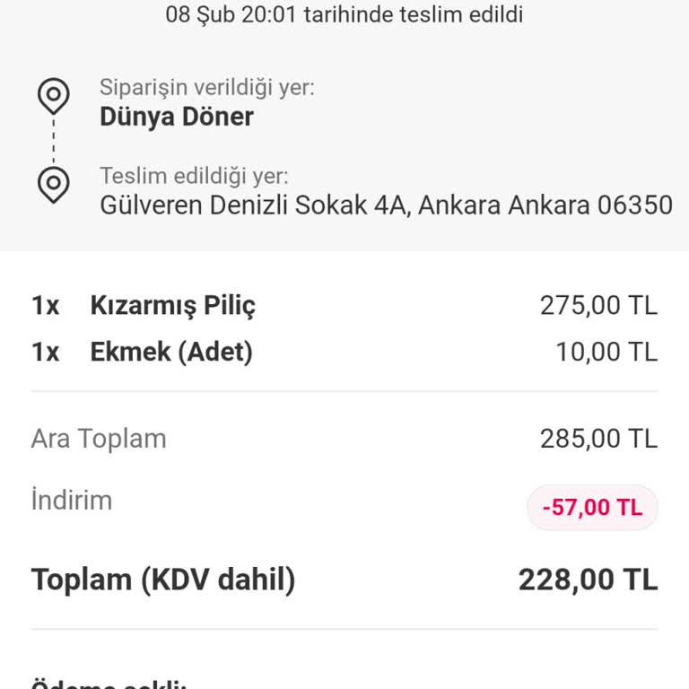 Geç Gelen Sipariş Mağduriyeti