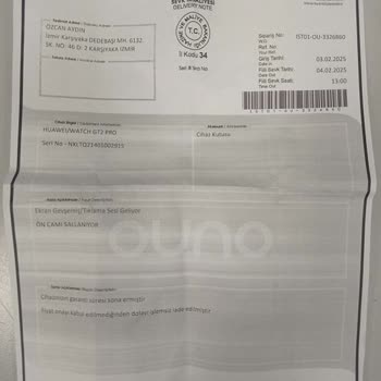 Huawei Watch GT 2 Pro Cam Sorunu
