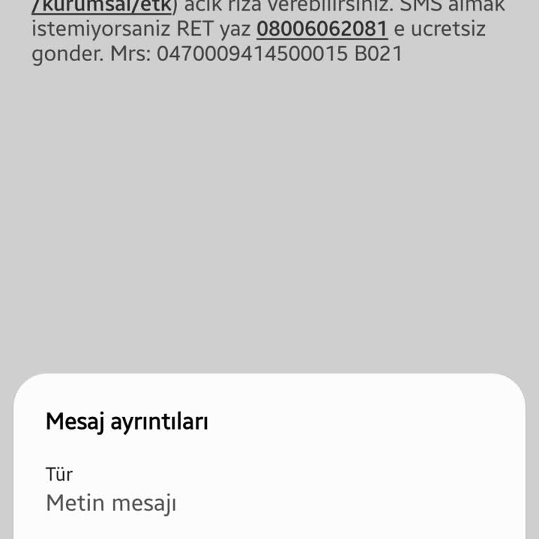 İstenmeyen Ticari Mesaj Ve Sorumluluk Reddi