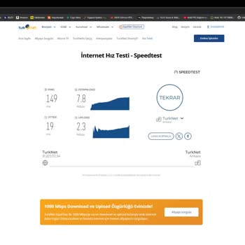 TurkNet İle Süregelen Hız Problemleri Ve İlgisizlik
