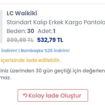 LCW Yanlış Ürün Gönderimi Ve İade Sürecinde Yaşanan Sorunlar