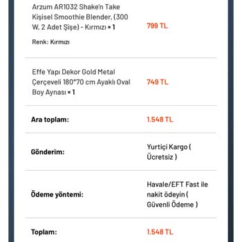 Enderavm.com Alışveriş Deneyimim
