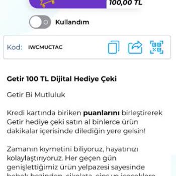 Getir İndirim Kuponu Sorunu