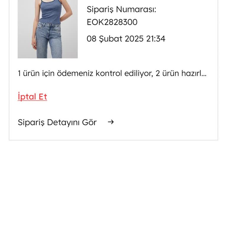 Ödeme Hatası: Siparişi İptal Etmek İstemiyorum