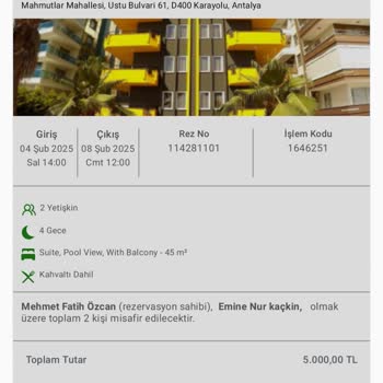 Alanya Tatilim Hayal Kırıklığına Dönüştü