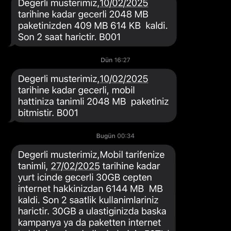 Türk Telekom Paket Kullanım Sorunu Ve Müşteri Hizmetleri Erişim Zorluğu