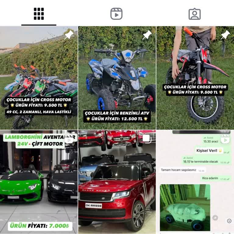 Akulucocukarabalari (Instagram) Şüpheli Akülü Araba Satışı