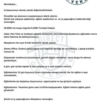 Direct Güvenlik Çağrı Merkezi İş İlanı Şikayeti