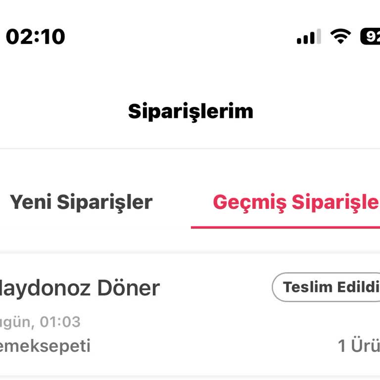 Gece Teslim Edilmeyen Sipariş Ve Yetersiz Destek