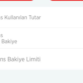Harçlık Avans Limiti Varken Yetersiz Bakiye Sorunu