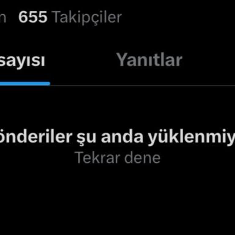 Tweetlerim Kayboldu: Profil Sorunu