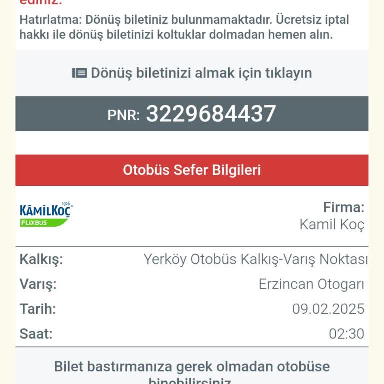 Kamil Koç Sorumsuz Muavin Ve İlgisiz Müşteri Hizmetleri!