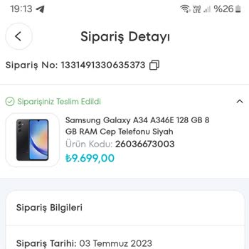 A101'den Alınan Telefonun Fatura Sorunu