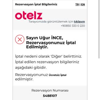 Rezervasyon İptali Ve İletişim Sorunları