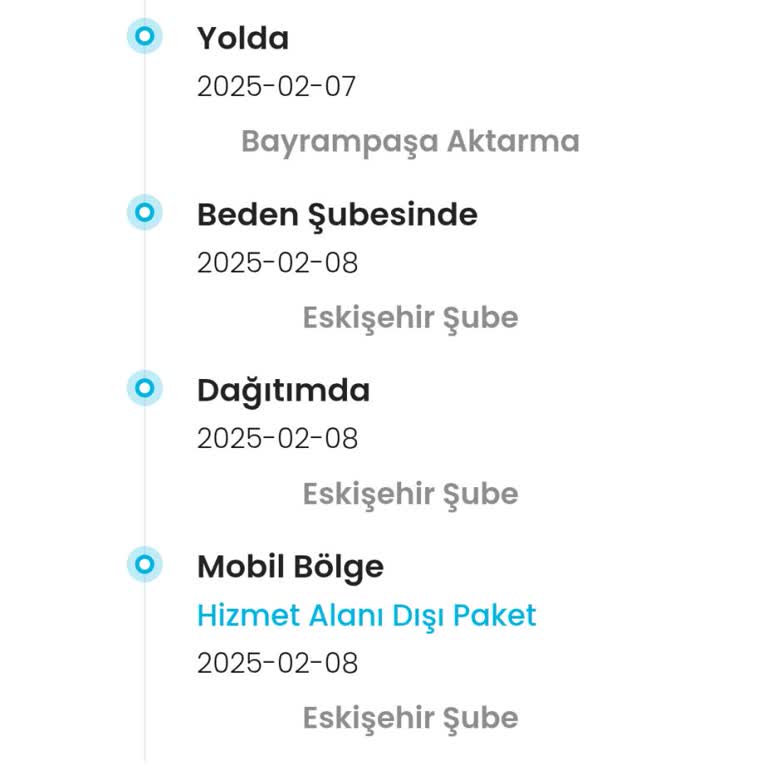 Kargo Hizmeti Mağduriyeti