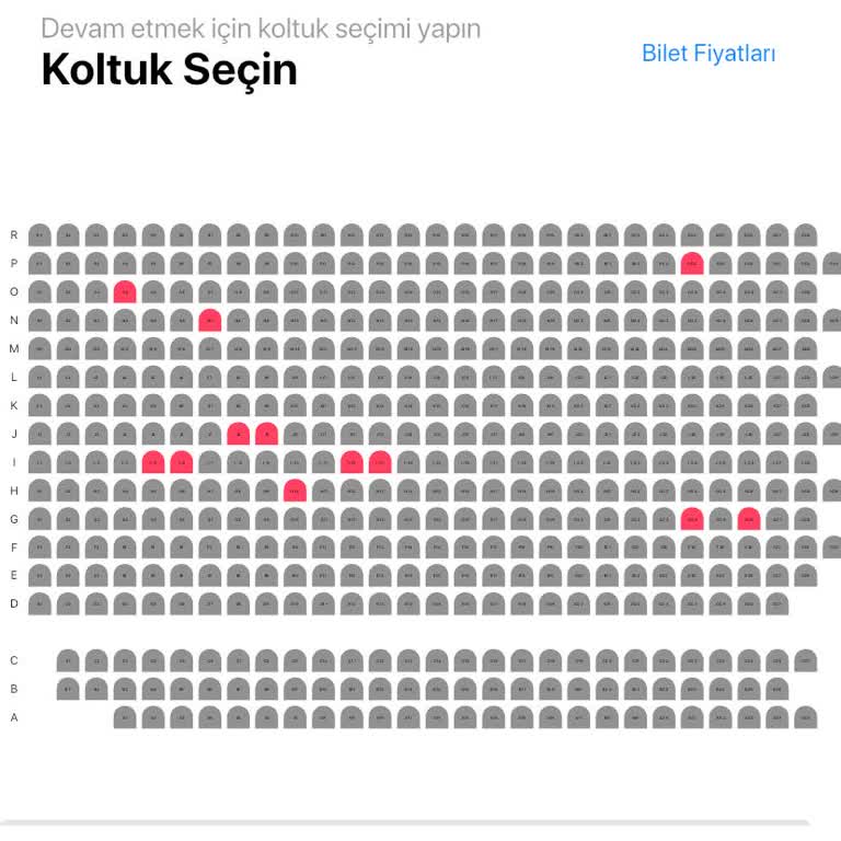 Bilet Satışında Hayal Kırıklığı: Koltuk Seçimi Sorunu