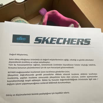 Skechers Çocuk Ayakkabısının Işıkları Ve Dayanıklılığı Sorunu